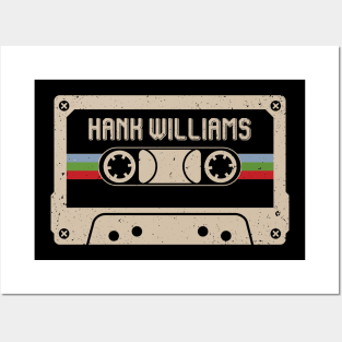 Hank Williams Vintage Cassette Tape Posters and Art